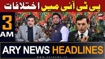 ARY News 3 AM Headlines | 7th April 2024 | Some ‘hypocrites’ still in PTI, claims Shehryar Afridi