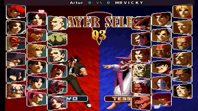SNK vs. Capcom - SVC Chaos Super Plus - Artur vs MR V I C K Y