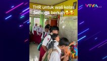 VIDEO Siswa SD Kompak Berikan THR untuk Wali Kelas Tersayang