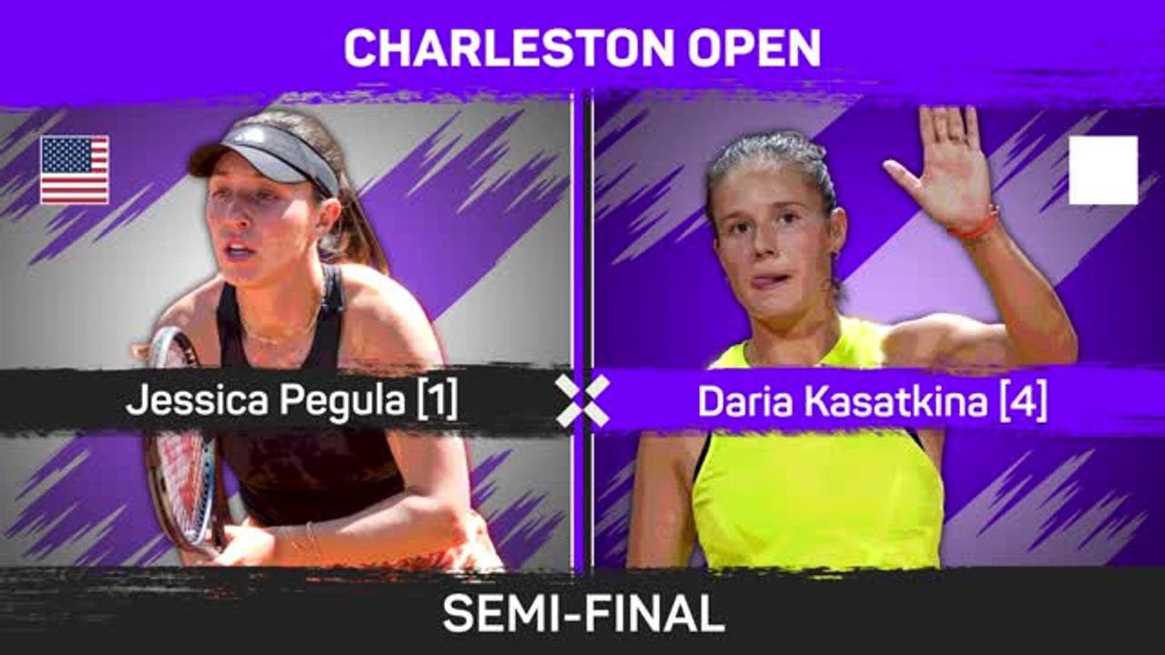 Kasatkina reaches Charleston Open final after beating Pegula