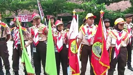 Persiapan dan Briefing Lomba Pramuka Penggalang AKSI PRAGA MAN 3 Nganjuk