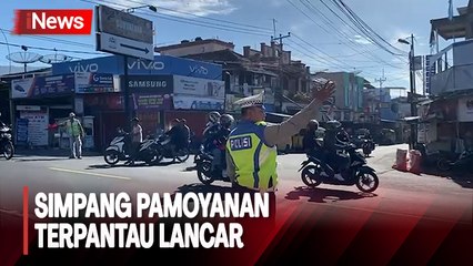 Melihat Arus Mudik di Simpang Pamoyanan Lingkar Gentong Pagi Ini