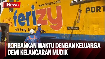Mengenal Petugas Tambat Kapal di Pelabuhan Merak, Kerja Ekstra Demi Kelancaran Mudik