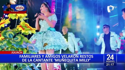 “Muñequita Milly”: familiares y amigos realizan homenaje para despedir a artista