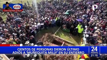 “Muñequita Milly”: dan último adiós a artista en su natal Puno