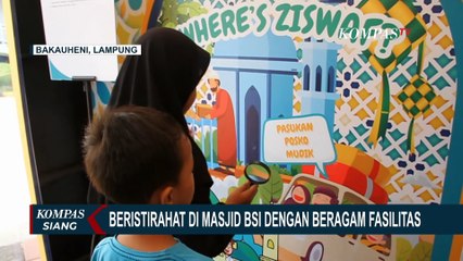 Beristirahat di Masjid BSI Bakauheuni Lampung dengan Beragam Fasilitas