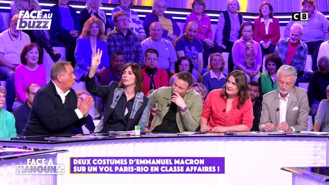 Face à Hanouna s'enflamme à propos de l'Elysée qui a réservé un billet Paris-Rio, en Business pour 3.500 euros, uniquement pour poser 2 costumes d'Emmanuel Macron afin de ne pas les froisser !