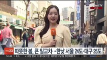 [날씨] 낮 동안 따뜻, 공기질 탁해…중부 건조 '불조심'