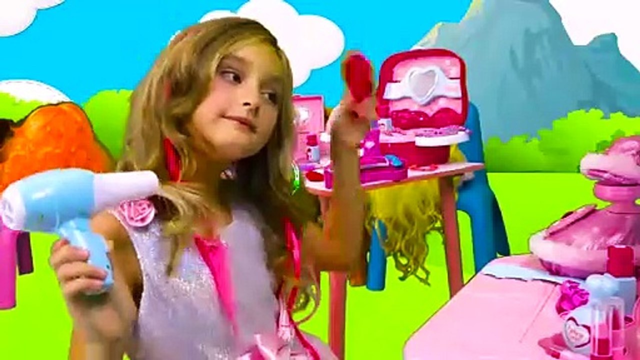 Sasha and girl toys