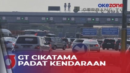 One Way Masih Berlaku, Begini Pantauan Arus Mudik di GT Cikatama