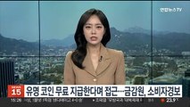 유명 코인 무료 지급한다며 접근…금감원, 소비자경보