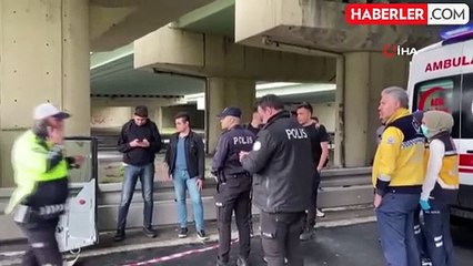 Çobançeşme kavşağında sivil polisleri taşıyan servis minibüsü devrildi