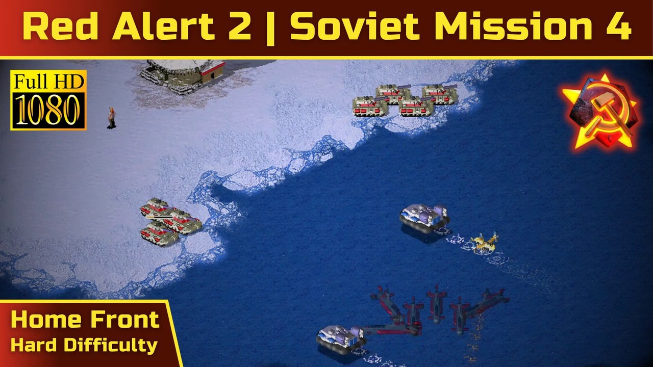 How to Beat Red Alert 2 Soviet Mission 4: Home Front - Hard - 1080p HD