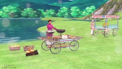 Volcano Potatoes - Motivation stoires - Mehanti Ladka -  Hindi Kahaniya - moral stories - cartoon video - funny video - funny cartoon