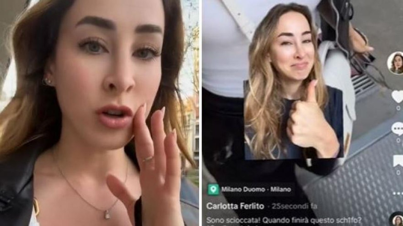 VIDEO Carlotta Ferlito aggredita a Milano: "Mi hanno sputato addosso nell'indifferenza di tutti"