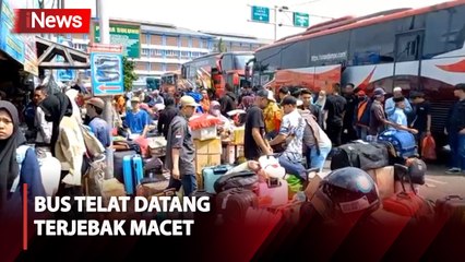 Jadwal Keberangkatan di Terminal Bekasi Terganggu akibat Bus Terjebak Macet