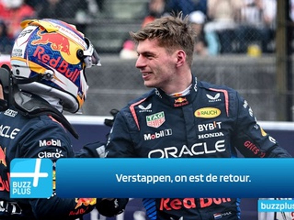Verstappen, on est de retour.