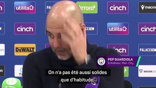 Guardiola : De Bruyne a gagné le match tout seul