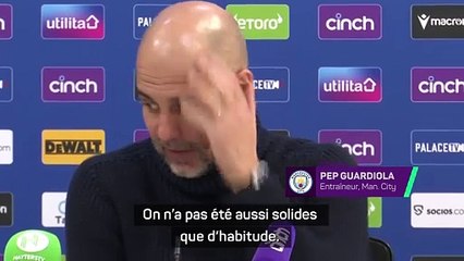 Guardiola : "De Bruyne a gagné le match tout seul"