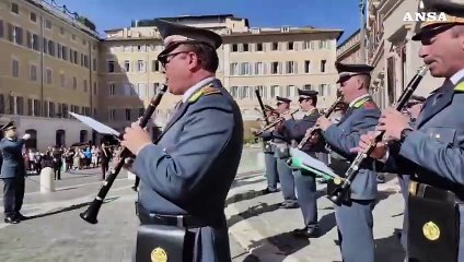 "Montecitorio a porte aperte", la banda della Gdf omaggia Morricone