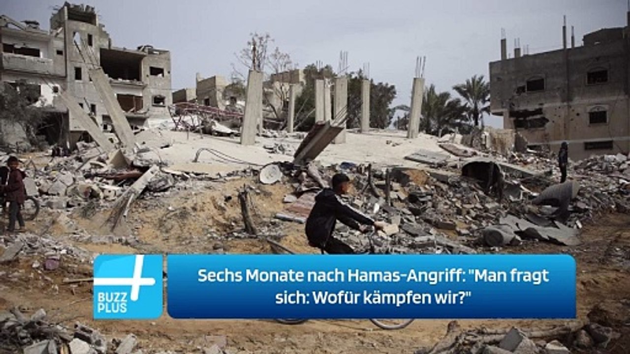 Sechs Monate nach Hamas-Angriff: 'Man fragt sich: Wofür kämpfen wir?'