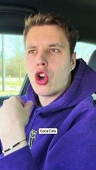 Say Coca-Cola without touching ur lips game