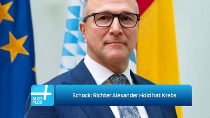 Schock: Richter Alexander Hold hat Krebs