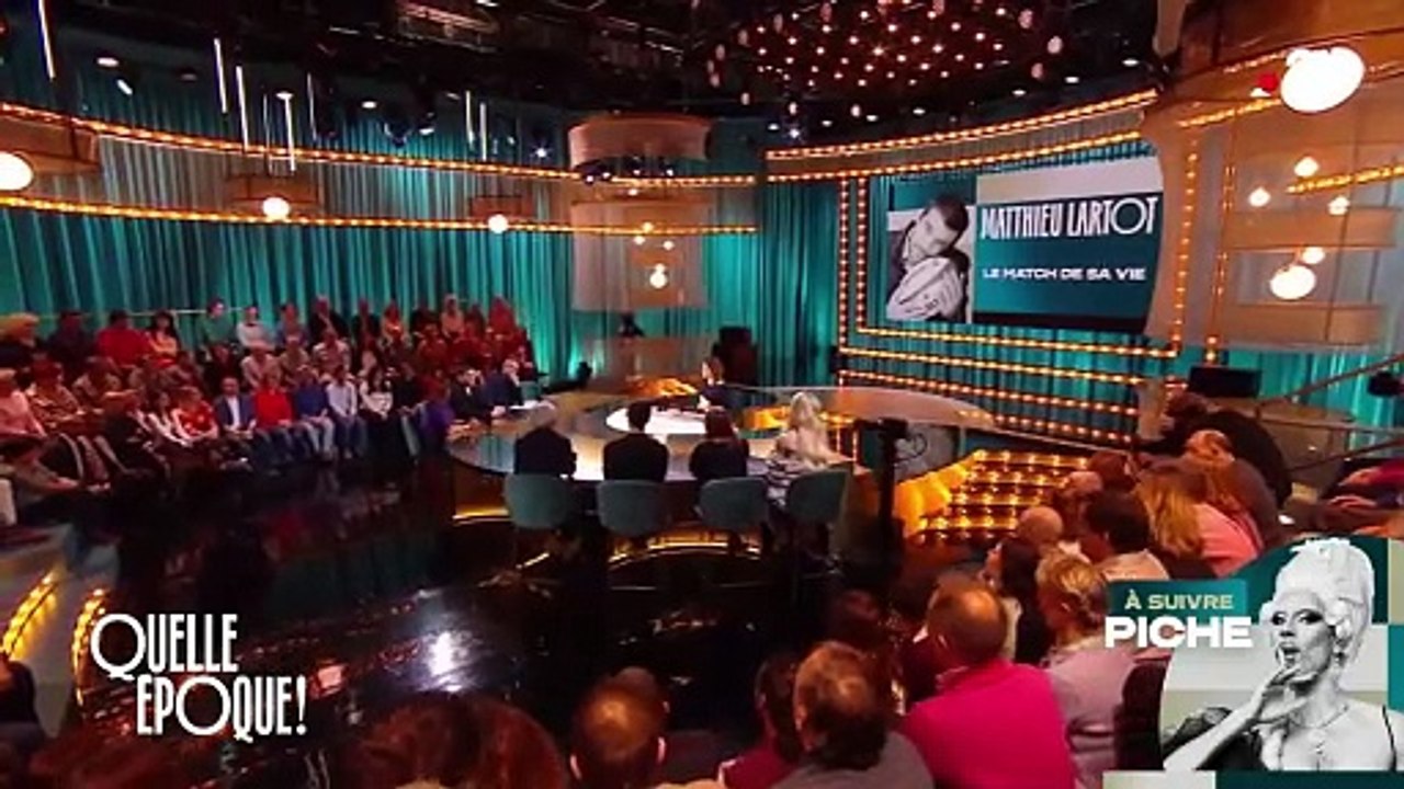 Matthieu Lartot était sur le plateau de Quelle époque ! afin de parler de son amputation de la jambe et de la sortie de son livre, On n'ampute pas le coeur.