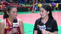 Reigning MVP Mary Rhose Dapol on their opening day win vs JRU | NCAA Season 99