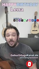 Happy Birthday, Lena! Geburtstagsgrüße an Lena