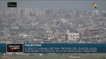 Israel retira tropas terrestres del sur de la Franja de Gaza