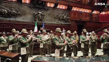 "Montecitorio a porte aperte", la fanfara della brigata Julia suona in Aula