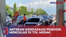 Antrean Kendaraan di Tol Merak Capai 5 KM, Petugas Sarankan Pemudik Ambil Jalur Ini