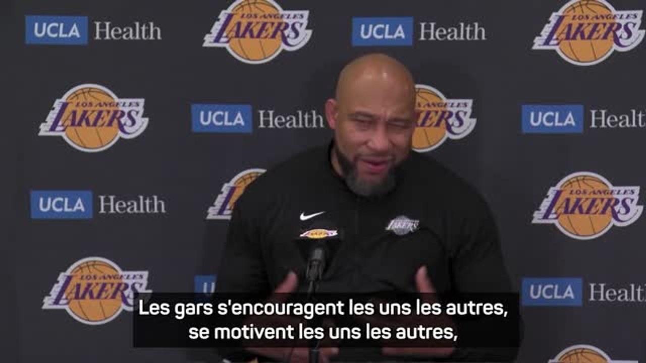 Lakers - Ham : "Nous aimons ce que nous sommes en train de construire"