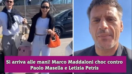 Si arriva alle mani! Marco Maddaloni choc contro Paolo Masella e Letizia Petris