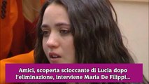 Amici, scoperta scioccante di Lucia dopo l’eliminazione, interviene Maria De Filippi...