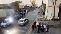 Galatasaraylı Uğur İris ve 14 yaşındaki kızı Nil İris'e saldıran Fenerbahçelilerin görüntüsü ortaya çıktı