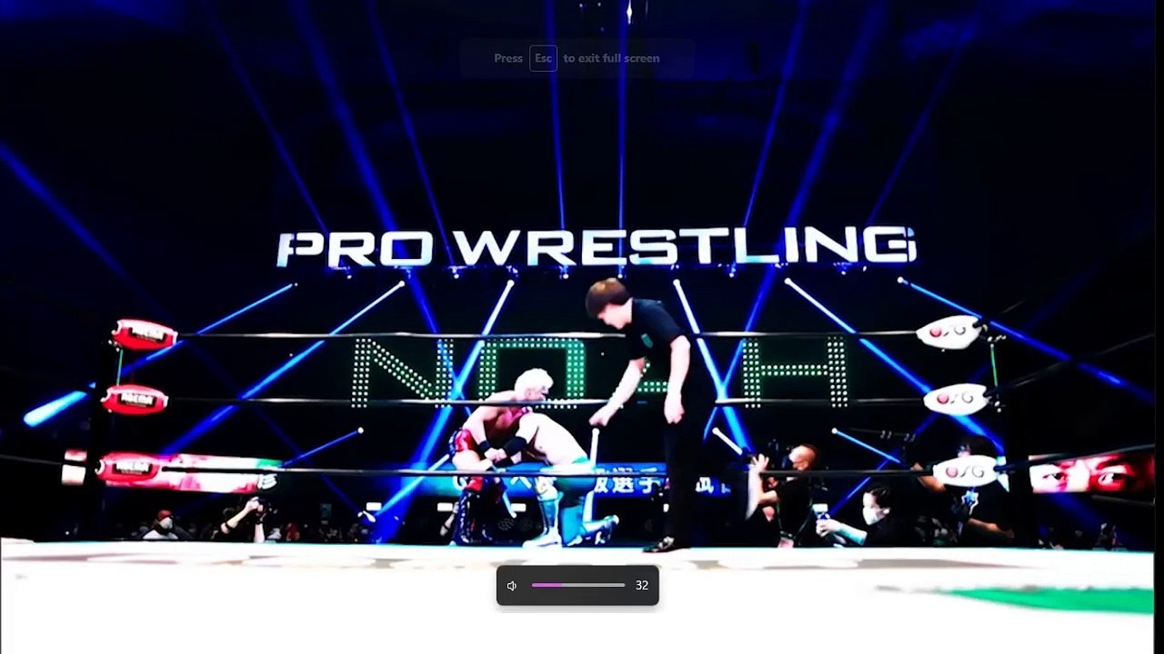 NOAH Bumper Crop 2022 GHC Heavyweight Championship Masa Kitamiya vs Katsuhiko Nakajima