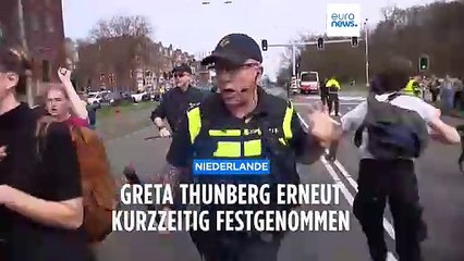 Greta Thunberg erneut kurzzeitig festgenommen