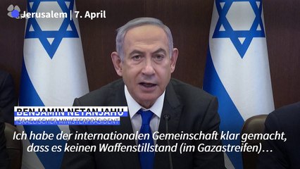 Netanjahu: "Wir sind nur noch einen Schritt vom Sieg entfernt"