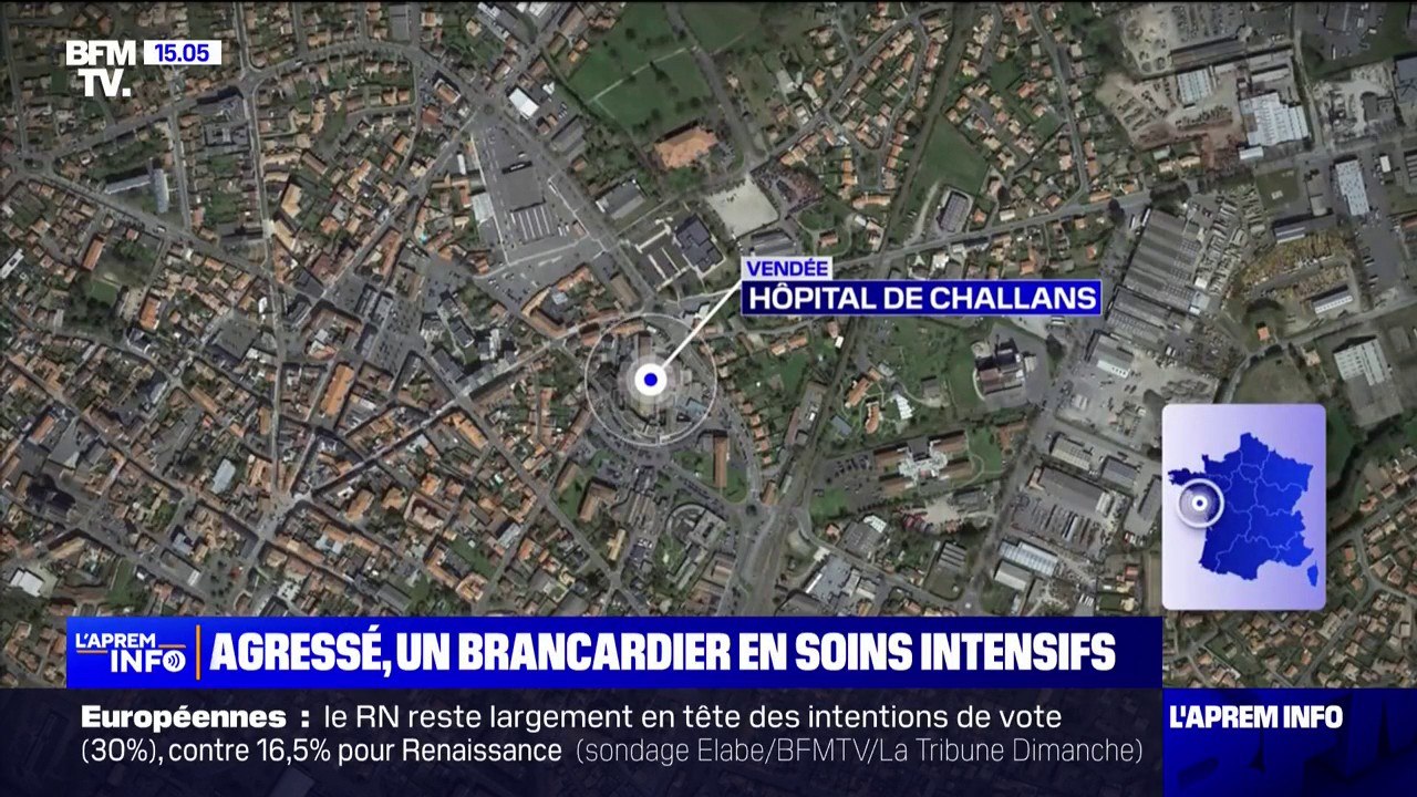 Vendée: un brancardier en soins intensifs après avoir été agressé par les proches d'un patient