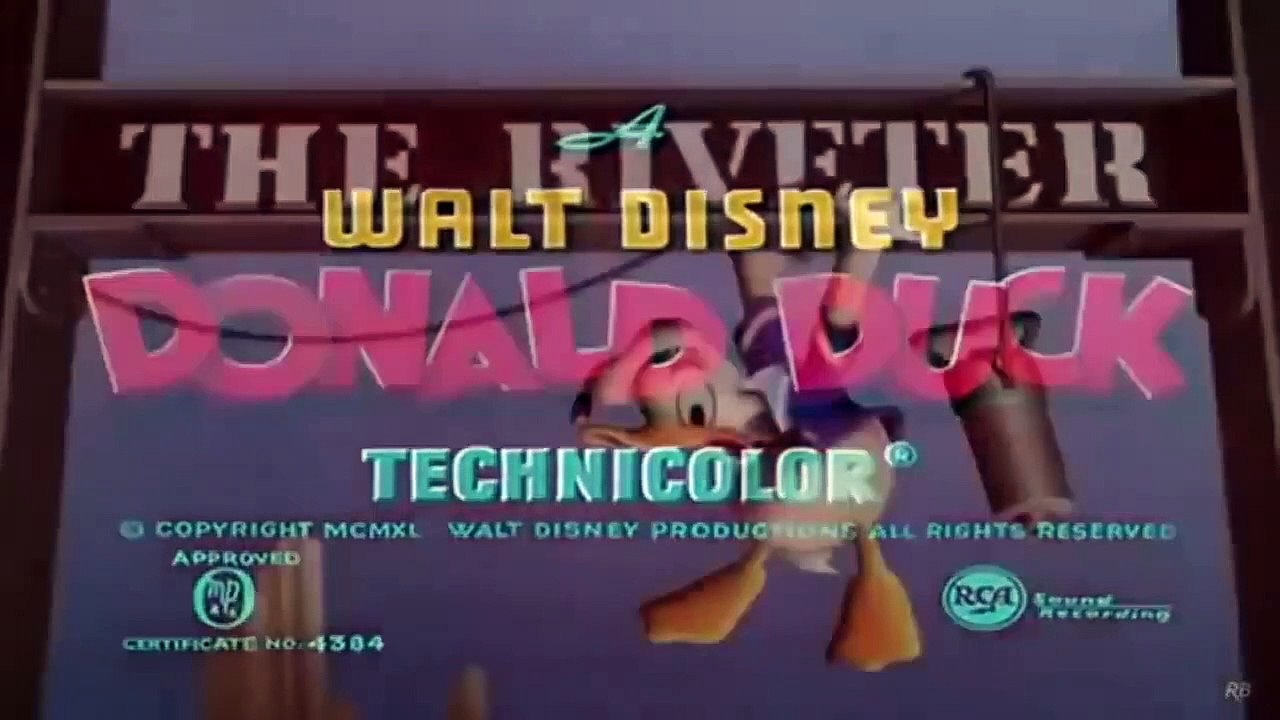 Donald Duck The Riveter 1940 Disney Toon Vidéo Dailymotion