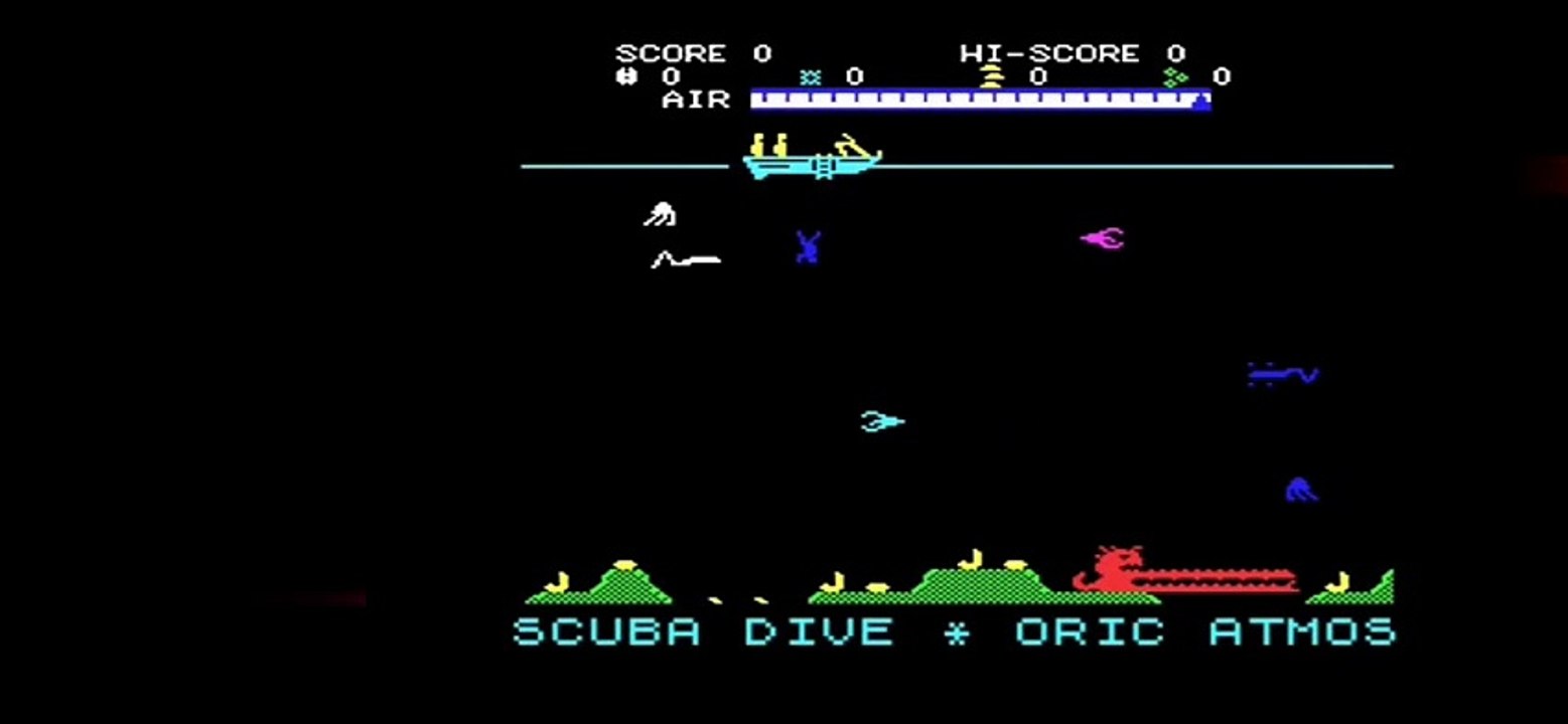 Jeu Oric Atmos Ghost Gobbler - Cassette Rétro - Ordinateur Vintage - Bon état