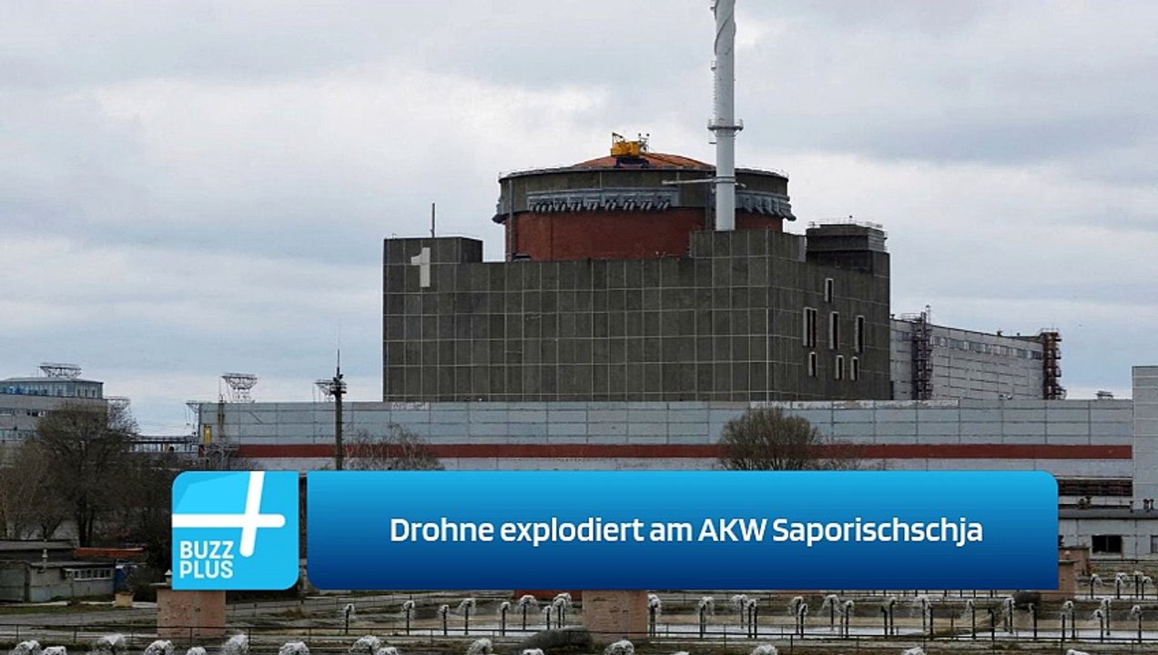 Drohne explodiert am AKW Saporischschja