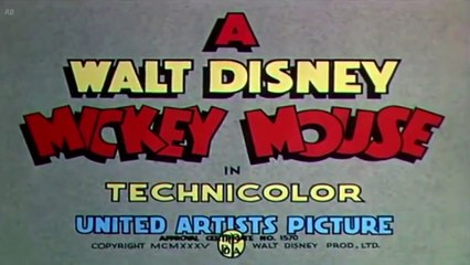 Mickey Mouse - Polo Team - 1936 (Cartoon with Lauer and Hardy and Chaplin)