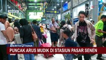 Puncak Arus Mudik 2024! Bagaimana Keramaian di Stasiun Pasar Senen Jakarta? [LIVE REPORT]