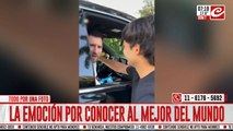 Viral: Messi y Antonela frenaron en su auto para sacarse fotos con un grupo de argentinos