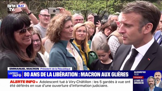 Que cette guerre cesse : Emmanuel Macron évoque la guerre en Ukraine lors de la commémoration des 80 ans de la Libération