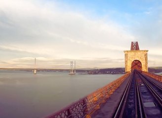 Iconic Forth Bridge video that puts you in the driver's seat