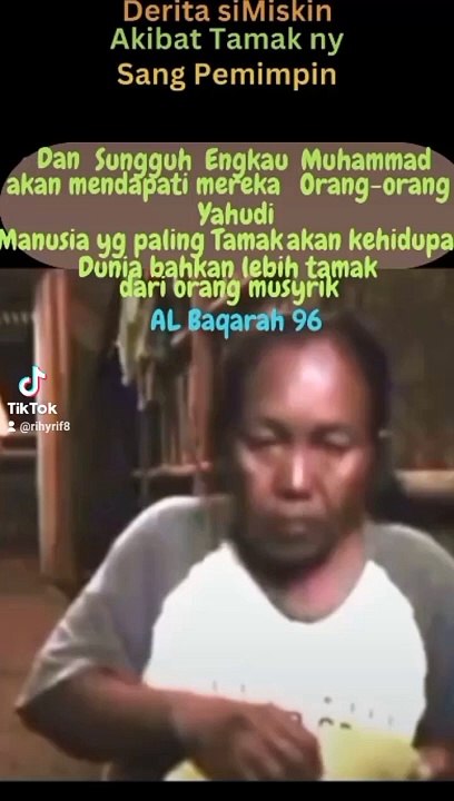 Abdulsyarif@Richyrif23 Derita simiskin akibat Tamak ny sang pemimpin